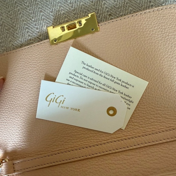 GiGi New York Pink Snake Print Crossbody Bag - Picture 8 of 8